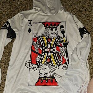 Mens med king hoodie
